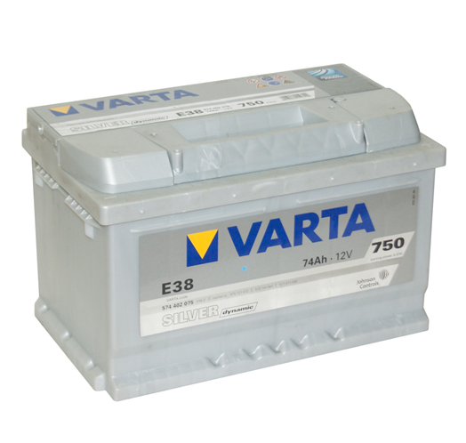Автомобильный аккумулятор АКБ VARTA (ВАРТА) Silver Dynamic 574 402 075 E38 74Ач ОП