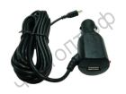 Шнур питания в прикур. для автовидеорегист (навигат) (5V/2000mA, /mini USB) TS-CAU31 (1026) 3метра +гнездо USB