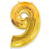 Фигура "9"  (40"/102 см) золото