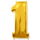 Фигура "1"  (40"/102 см) золото