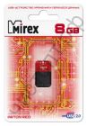 флэш-карта Mirex 8GB ARTON RED (ecopack) мини брелок
