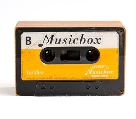 Музыкальная коробочка Retro Cassette «For Elise» - Yellow