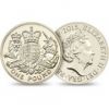 Королевский герб 1 фунт Великобритания 2015