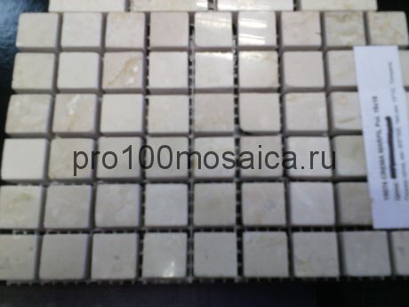 CREMA MARFIL Pol. 15x15. Мозаика серия STONE, размер, мм: 305*305*10 (ORRO Mosaic)
