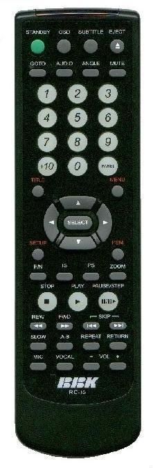 BBK RC-15 (DVD player) (BBK-916S, BBK-931S, BBK-938S, BBK-939S, BBK-969S)