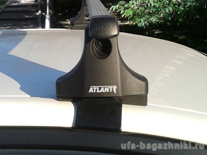 Багажник на крышу Volkswagen Jetta A5, Атлант, прямоугольные дуги