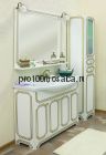 Зеркало для ванной Коллекция Каир 100 см , белое (SANFLOR)