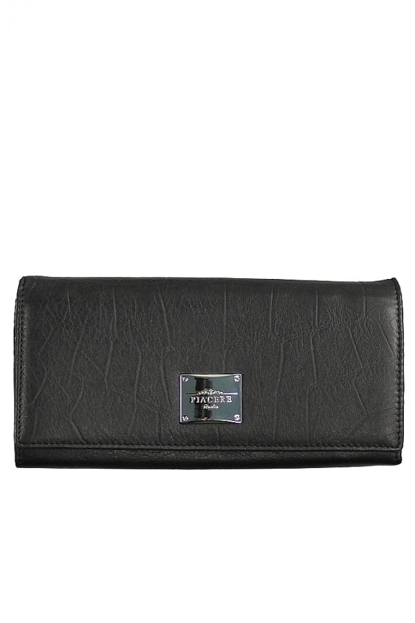 Чёрный кошелёк Piacere SSP108063-2 black