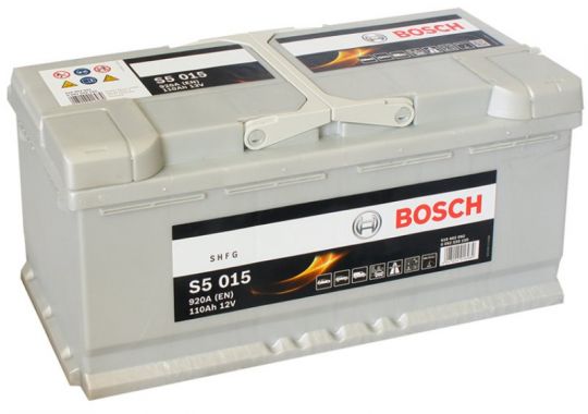 Автомобильный аккумулятор АКБ BOSCH (БОШ) S5 015 / 610 402 092 110Ач о.п.