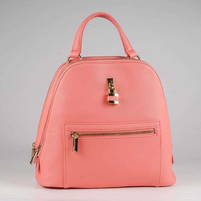 Рюкзак женский 1512510; экокожа; розовый