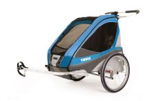 Коляска Thule Chariot Corsaire1/Корсар1 в компл. с велосцепкой, голубой