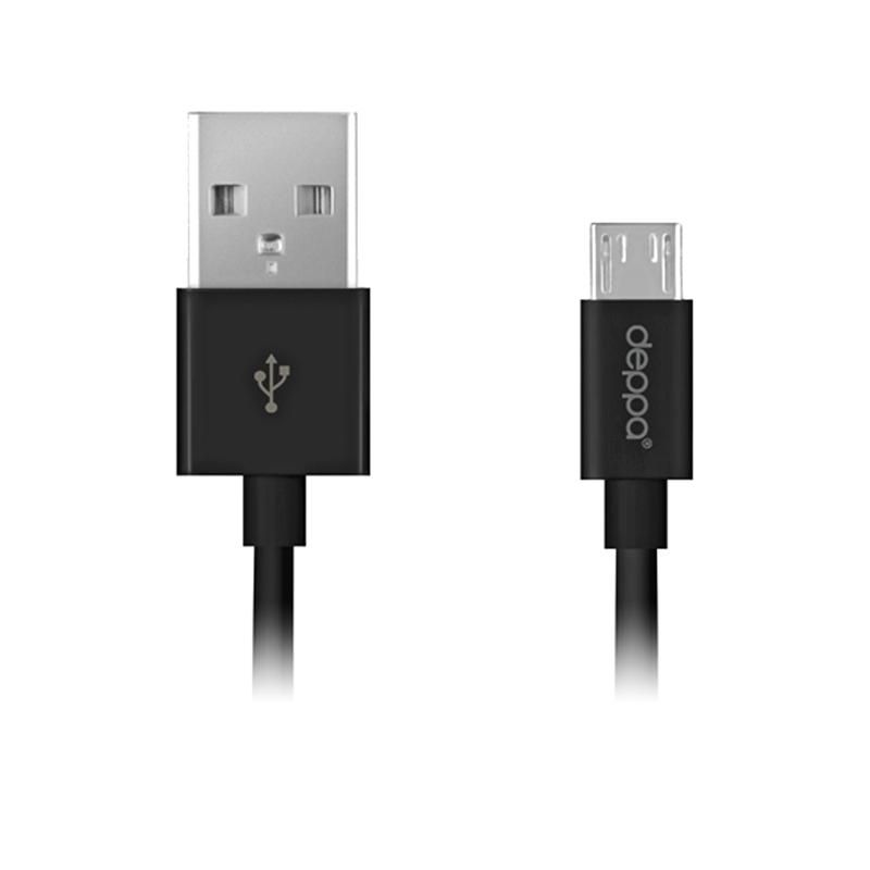 Кабель USB Deppa micro USB (1,2 метра) (black)