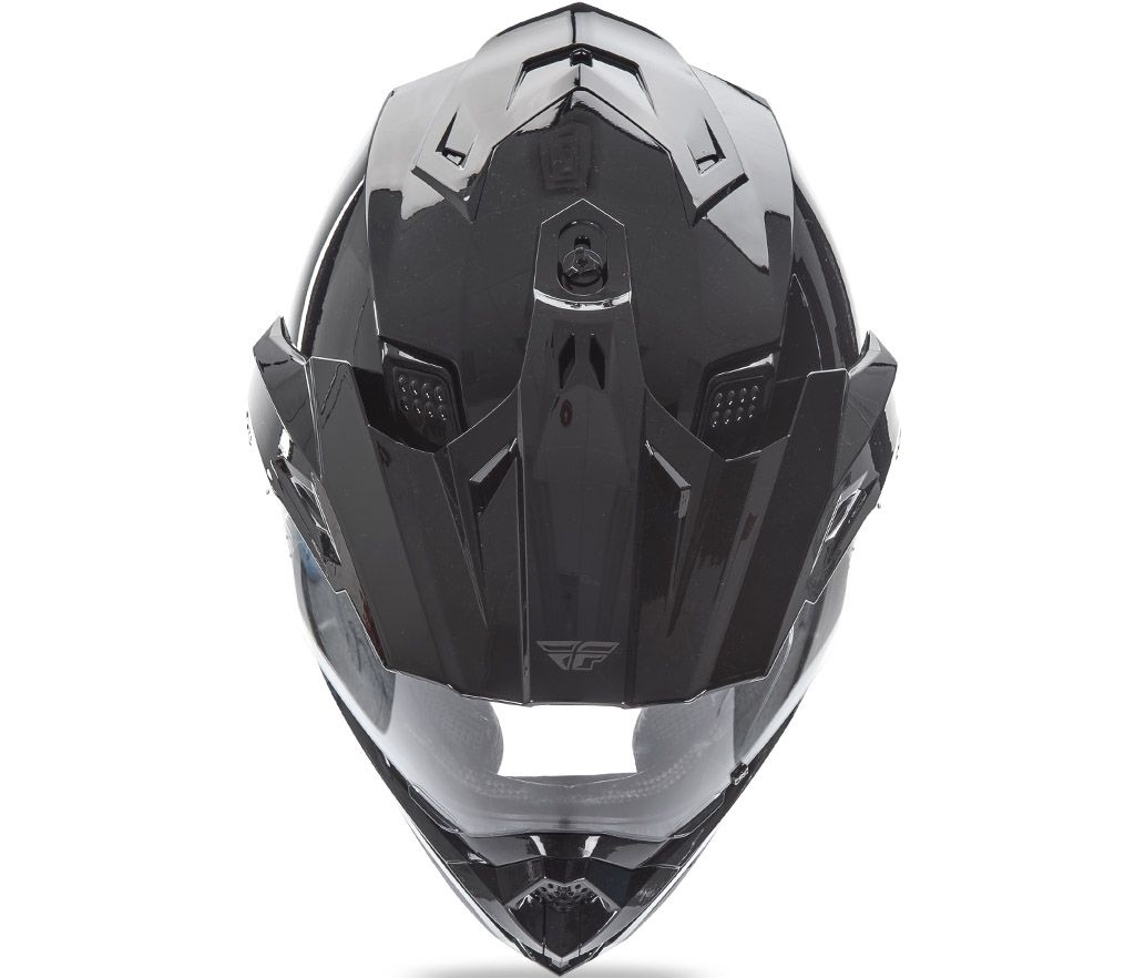 Купить шлем Fly Racing Trekker Solid Helmet Black недорого | TotalMX.ru