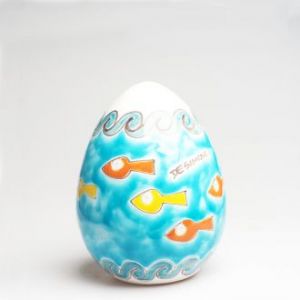 Яйцо-шкатулка-копилка керамическое Ceramiche de Simone UO705BFK_1 (Италия)