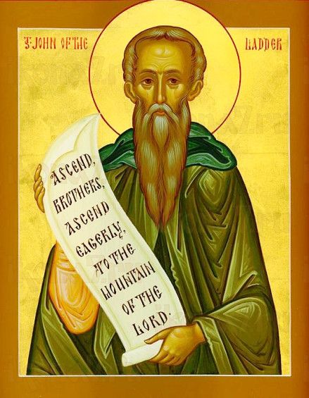 Икона Иоанн Лествичник (рукописная)