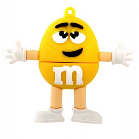 Флешка M&M`s желтый