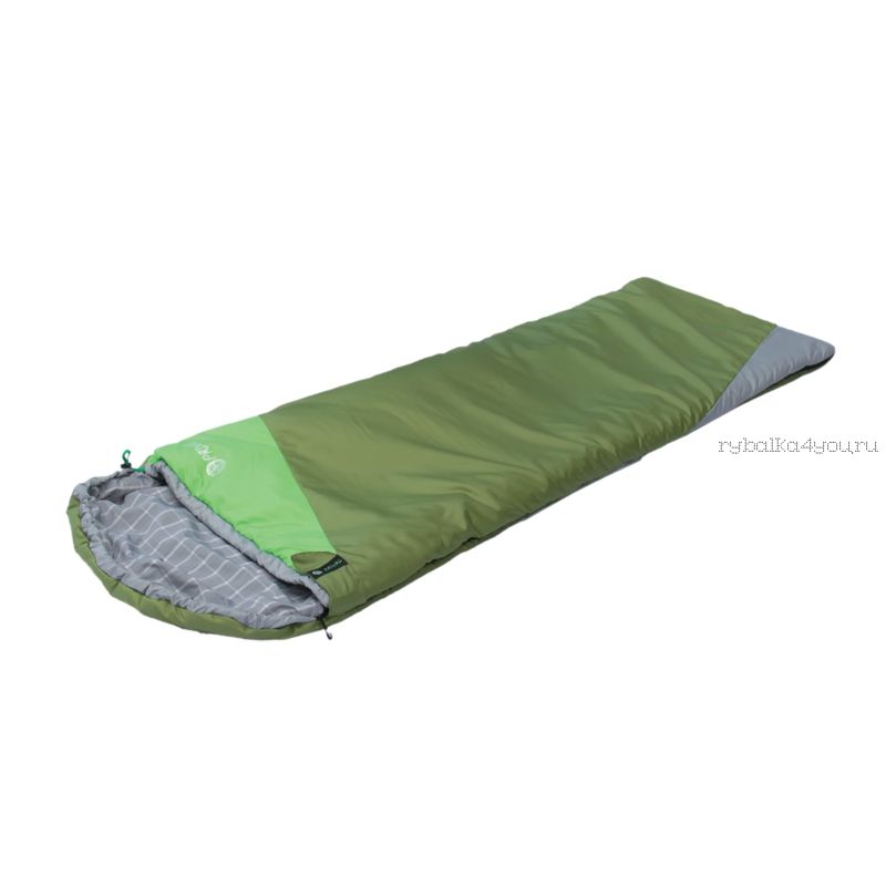 Спальный мешок Prival СТЕПНОЙ КМФ /одеяло с подголовником, размер 220х70, t -2 +15C