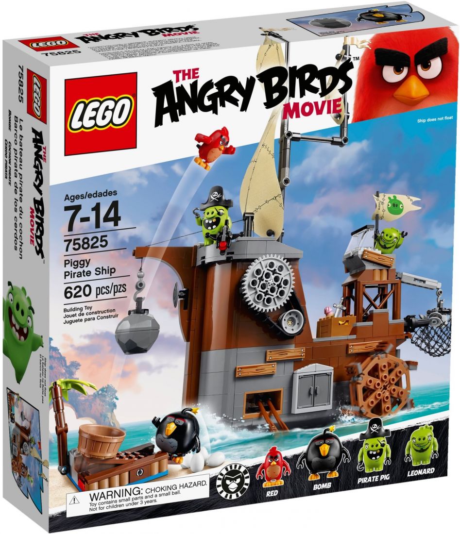 75825 Пиратский корабль свинок ЛЕГО Angry Birds