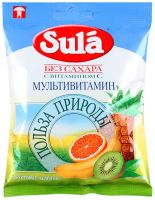 Леденцы sula без сахара (мультивитамин) 60г