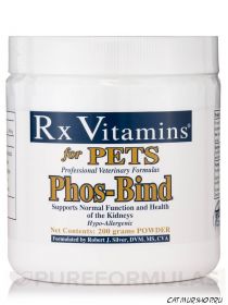 Phos-Bind Гидроксид алюминия порошок для домашних животных с ХПН 200 гр. хватит на 500-2000 дней применения
