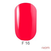 Гель-лак для ногтей Go Fluo #16 (коралловый, флуоресцентный), 5.8 мл