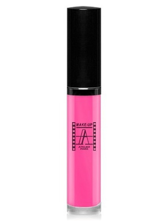 Make-Up Atelier Paris Long Lasting Lipstick RW11 Rose gaga Блеск - тинт для губ суперстойкий (роза Гага) розовый переливающийся