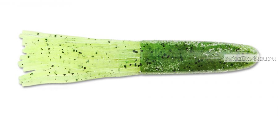 Слаг Keitech Salty Core Tube 4,25" 10,9 см / 14 гр / цвет -504 Watermelon/Chartreuse(упаковка 6 шт)