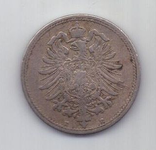 10 пфеннигов 1888 г. Е. Германия