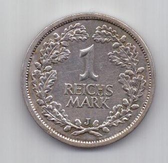 1 марка 1927 г. редкий год. Германия