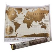 Скрэтч - Карта мира (карта путешествий)