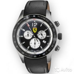 Часы Ferrari Scuderia черный bezel chrono.
