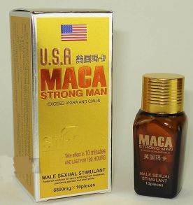 MACA USA STRONG MAN ПРЕПАРАТ ДЛЯ ПОТЕНЦИИ,10 таб