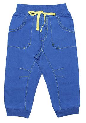 Синие штаны на завязках