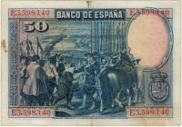 50 песет 1928 г. Испания