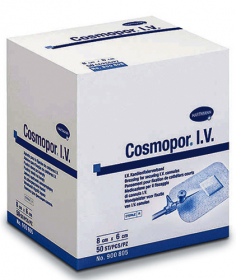Повязка для катетеров самоклеящийся Cosmopor I.V. / 8 х 6 см / уп. 50 шт