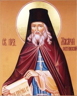 Икона Макарий Оптинский (рукописная)