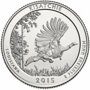 27-й национальный парк США 25 центов 2015 г. - Kisatchie