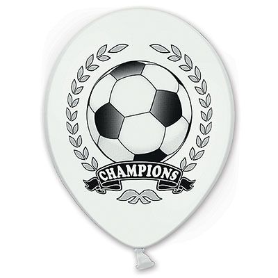 Футбол Чемпион латексные шары с гелием