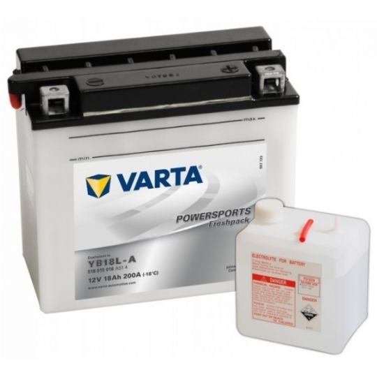 Мото аккумулятор АКБ VARTA (ВАРТА) FP 518 015 018 A514 YB18L-A 18Ач о.п.