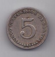 5 сантимов 1929 г. Панама