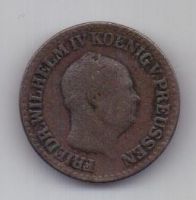 1 грош 1856 г. Пруссия. Германия
