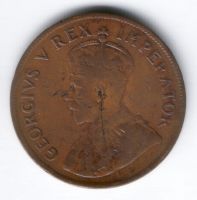 1 пенни 1929 г. Южная Африка