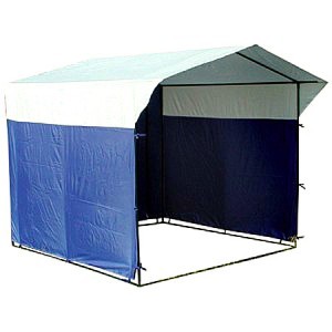Палатка торговая 2,5 х 2,0, разборная «Домик», бело-синяя