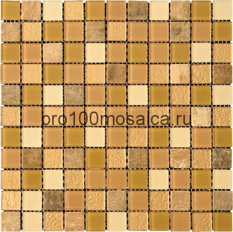 MSD-006 (PST-06) Мозаика Стекло+Мрамор 25,8*25,8 MADRAS (MSD) 300*300*4 мм (NATURAL)