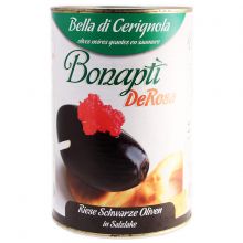 Оливки  черные Bonapti De Rosa Белла ди Чериньола - 4300 г (Италия)