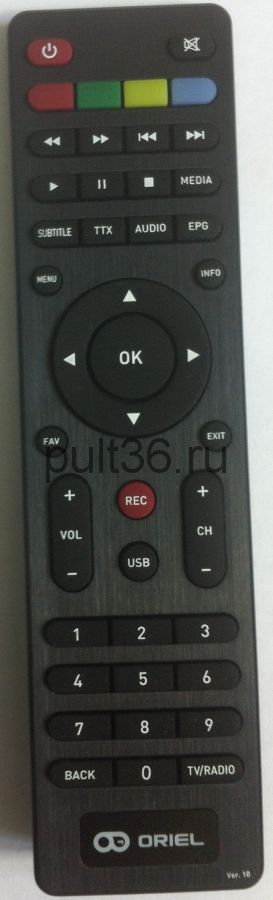 Пульт ДУ DVB-T2 Oriel ПДУ-10 HD ОРИГИНАЛ