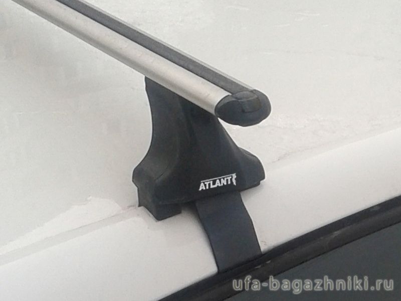 Багажник на крышу Citroen C4 sedan / hatchback c 2011 г., Атлант, аэродинамические дуги, опора Е