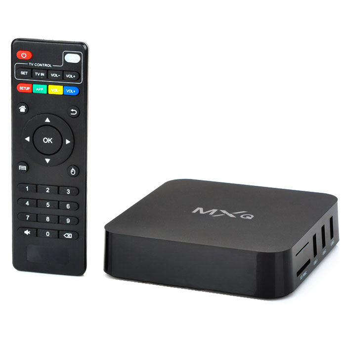 Мини-ПК OTT MXQ TV Box (Quad-Core 1,5GHz/1Gb/8Gb/Mali-450/WiFi/BT/FullHD/Android)