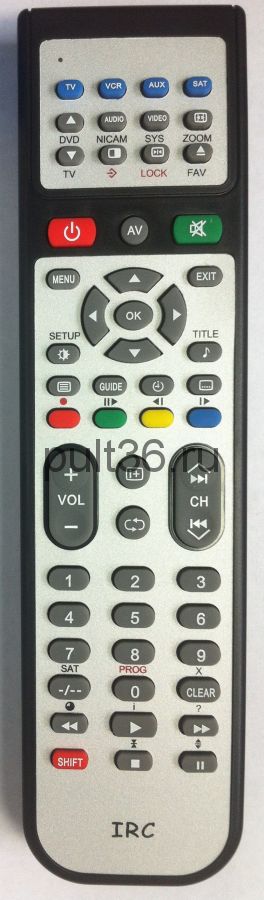 Пульт IRC BBK TV,TV/AUX,AUX 78F