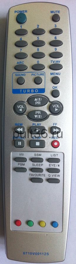 Пульт ДУ LG 6710V00112S